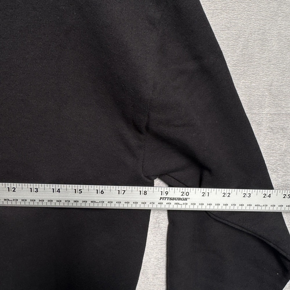 Jerzees Sweatshirt Mens Medium Black Pullover Fleece I Toot Da Flute Funny Music - Picture 7 of 7